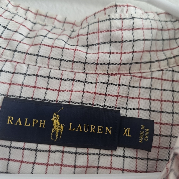 Ralph Lauren Men's Classic Fit 100% Cotton Long Sleeve Button Down Shirt XL - Picture 3 of 4
